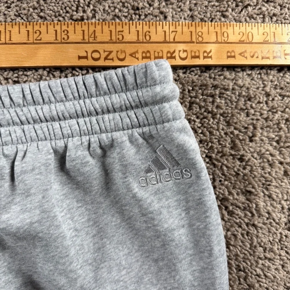 Adidas Fleece Tapered Joggers Grey NEW mens XL/S athletic sweatpants cozy casual